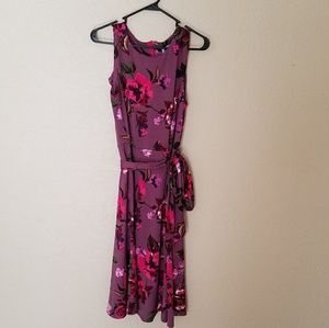 Beautiful Purple and Pink floral dress